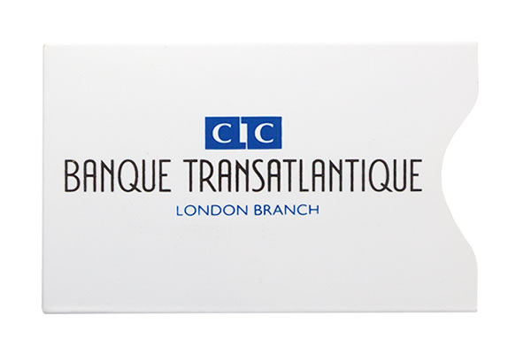 The most desired gift of the year - RFID blocking sleeves, card holders and wallets with your logo