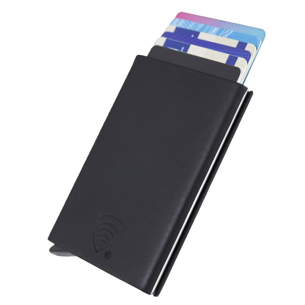 Aluminium RFID Blocking Credit Card Wallet with Pop Up Card Ejector