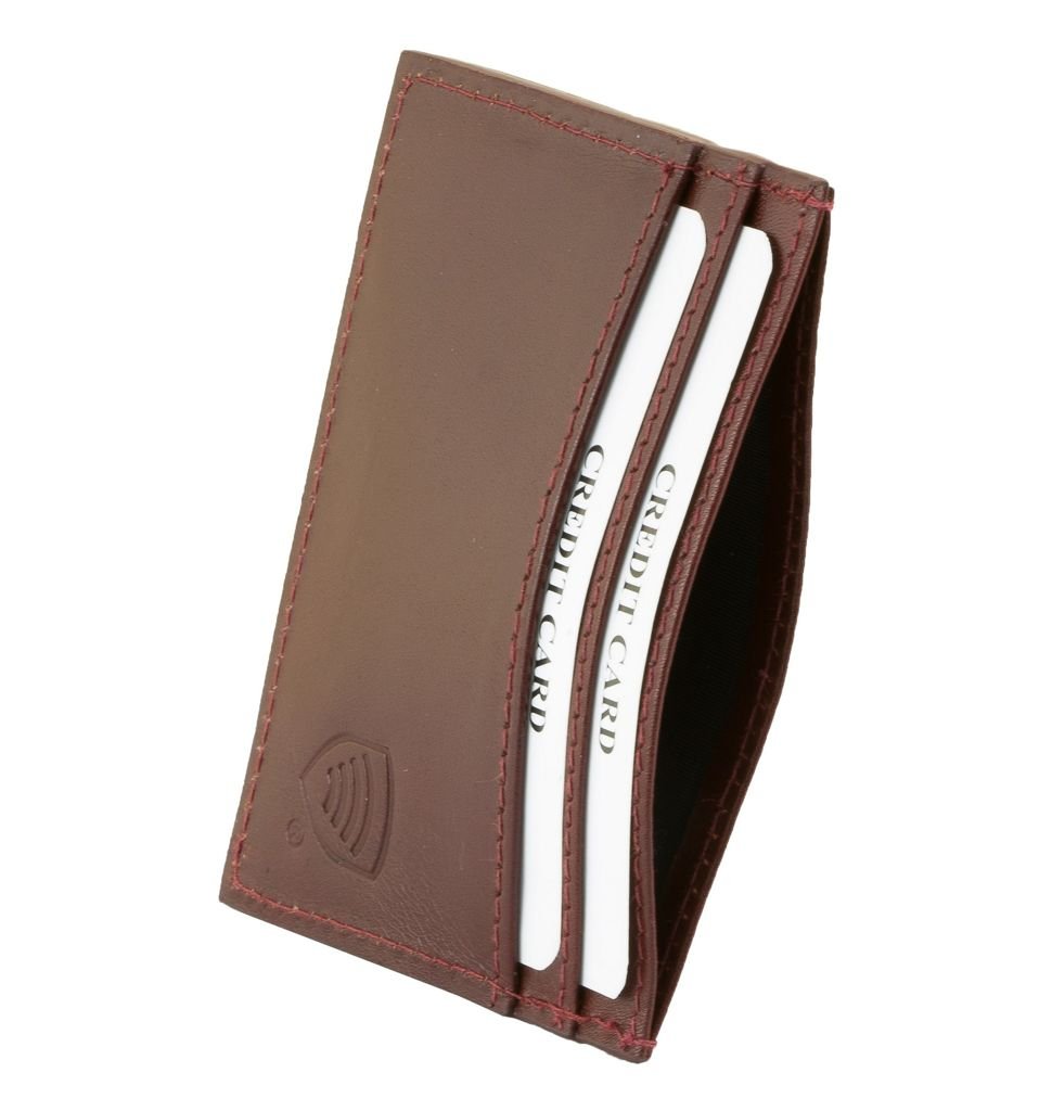 RFID Blocking Exclusive Handmade Genuine Leather Credit Card Holder