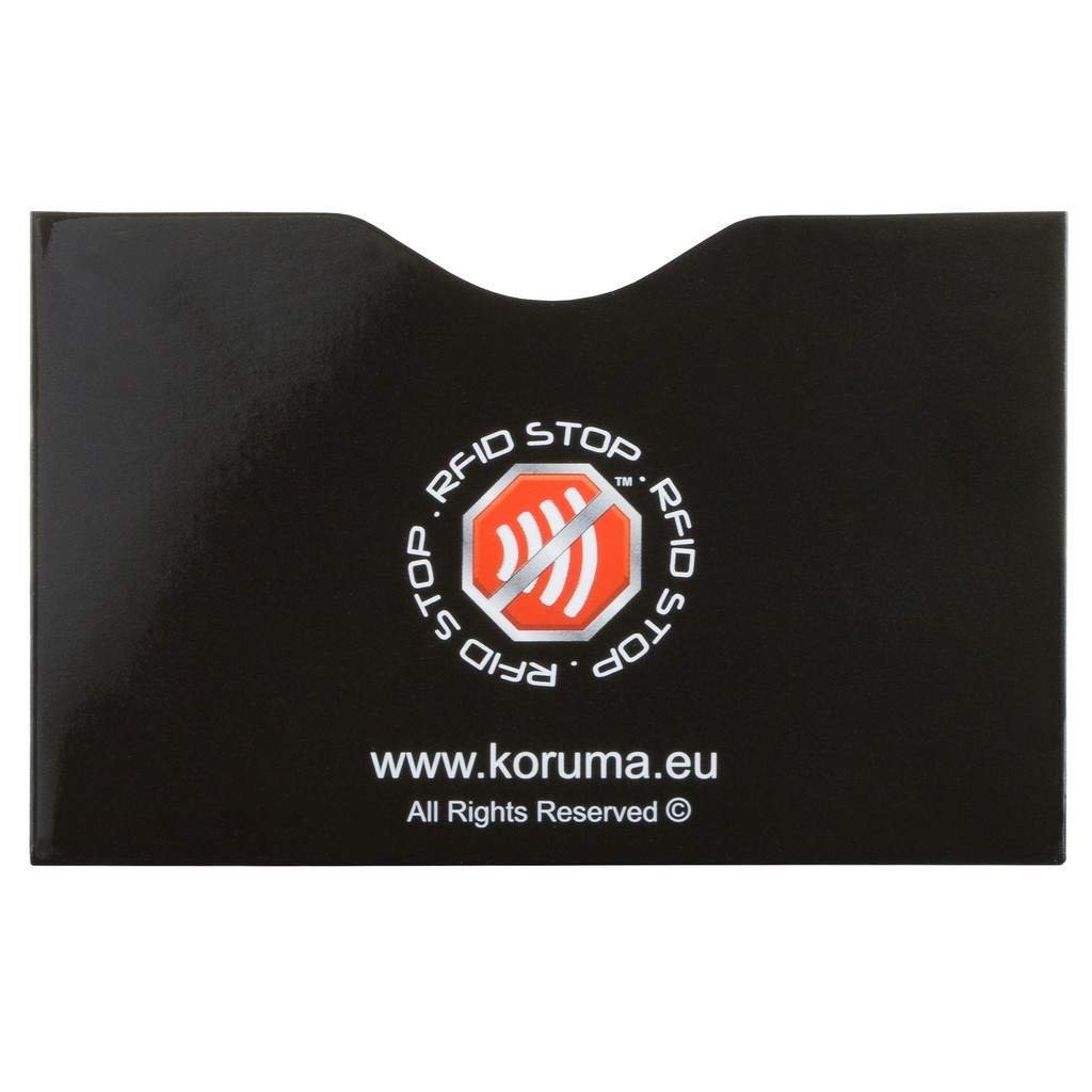 Shielded sleeve for RFID credit and debit cards Koruma 100 protection