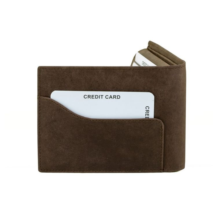 SMART RFID BLOCK Slim Credit Card Wallet (Brown) | Koruma ...