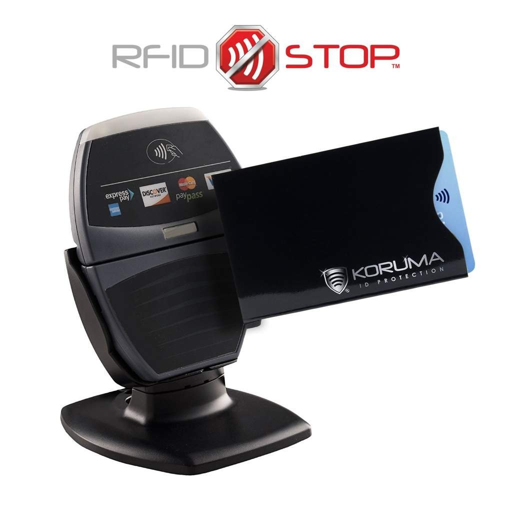 RFID protection sleeve for credit card with contactless feature