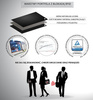 4 Card RFID Wallet with Zipped Note Section 
