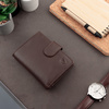 Brown Leather RFID Wallet for 11-15 Cards with Coin Pocket and 3 ID Windows