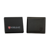 RFID Blocking mens genuine leather shielded billfold wallet