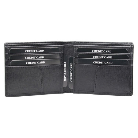 6 Card RFID Wallet with External Coin Pocket