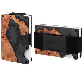 Premium Aluminium RFID Card Holder with Removable Clip