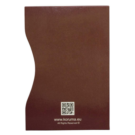 Koruma Biometric Passport Protector (Maroon)