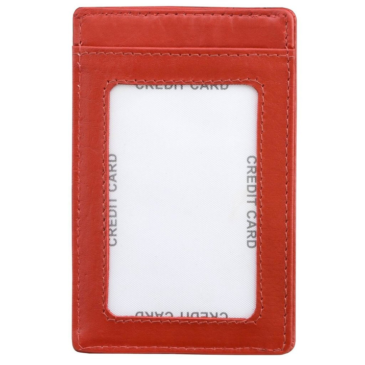 RFID Card Holder - 2 Card Slots - Note Section – ID Window - SLIM