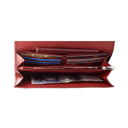 Large Flap-Over RFID Wallet 