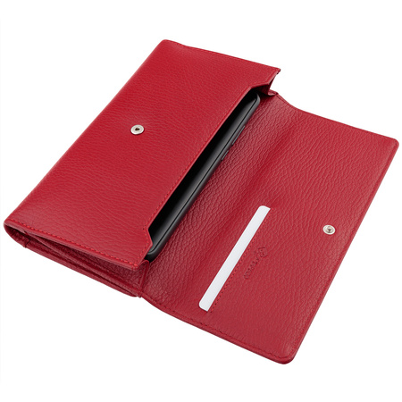 Large Continental RFID Wallet with Mobile Section 