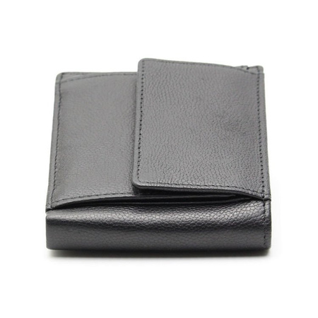 6 Card RFID Wallet with External Coin Pocket