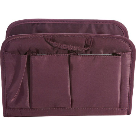 RFID blocking ladies purse organizer (Eggplant)