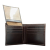 RFID Blocking mens made of Italian Genuine Leather (Brown)