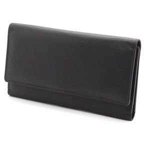 Two colours RFID blocking ladies wallet