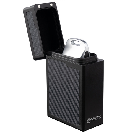 Faraday Cage Box for Keyless Key Fob (black, carbon)