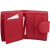 Ladies RFID Wallet with Coin Pocket (Red)