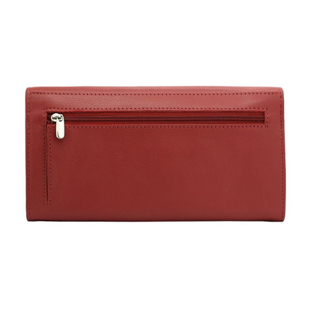 Large Flap-Over RFID Wallet 