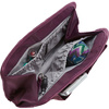 RFID blocking ladies purse organizer (Eggplant)