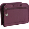 RFID blocking ladies purse organizer (Eggplant)