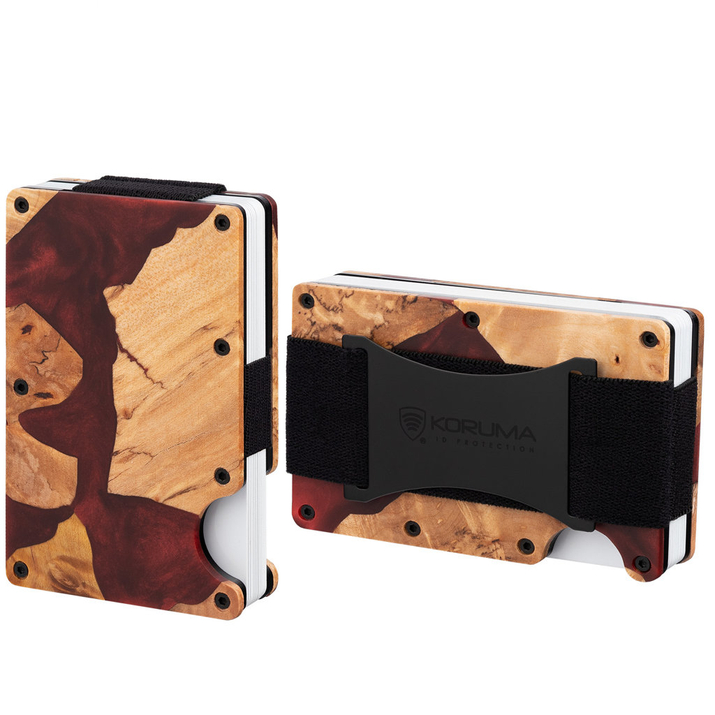 Premium Aluminium RFID Card Holder with Removable Clip