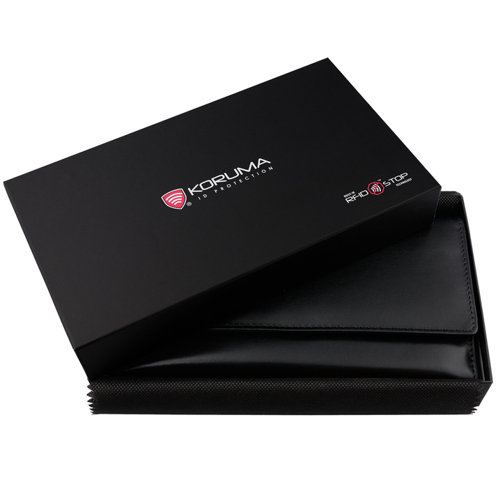 Large Continental RFID Wallet with Mobile Section