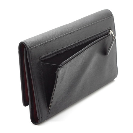 Two colours RFID blocking ladies wallet