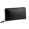 Large RFID Ladies Zipped Wallet (Black)
