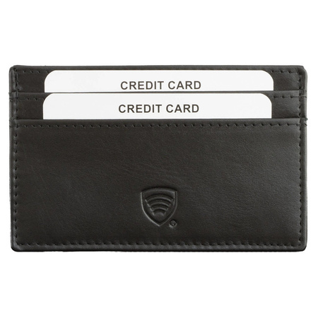 RFID Card Holder - 2 Card Slots - Note Section – ID Window - SLIM