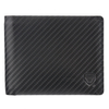 RFID blocking billfold wallet with ID window (Carbon Black)
