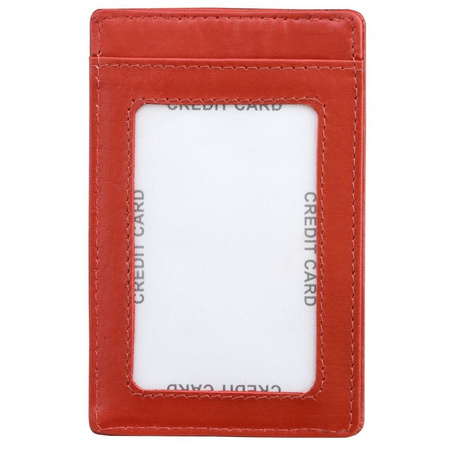 RFID Card Holder - 2 Card Slots - Note Section – ID Window - SLIM