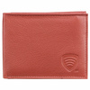 RFID blocking billfold wallet with ID window (Red)