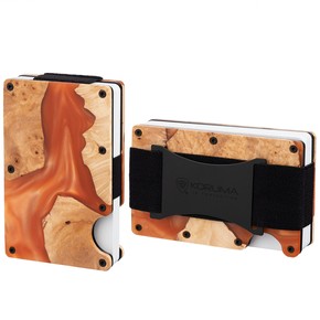 Premium Aluminium RFID Card Holder with Removable Clip