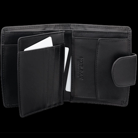 Ladies RFID Wallet with Coin Pocket (Black)