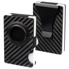 Carbon Fiber Card Holder with Money Clip (up to 12 Cards) - BLACK