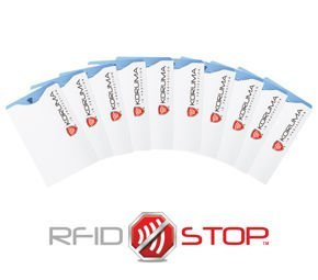 RFID Card Protector - Credit/Debit Card Sleeve - 10 pack