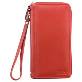 RFID blocking travel organizer - SMART RFID BLOCK (Red)