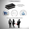 Brown Leather RFID Wallet for 8-12 Cards with Coin Pocket and Hidden Note Section