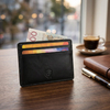 RFID Card Holder - 4 Card Slots - Note Section - SLIM