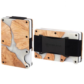 Premium Aluminium RFID Card Holder with Removable Clip