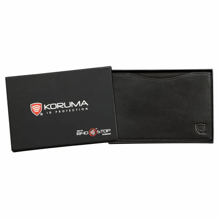 Leather Passport Cover with Extra Slip Pocket 