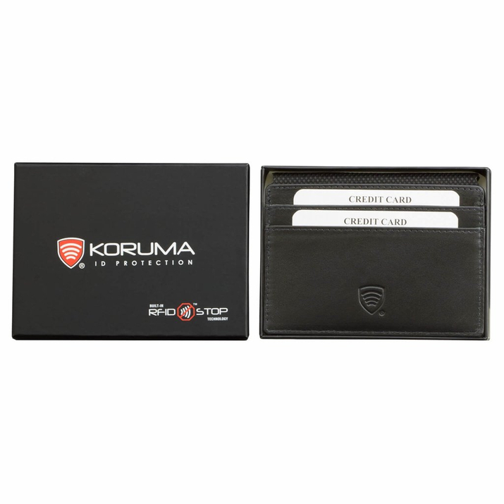 RFID Card Holder - 4 Card Slots - Note Section - SLIM