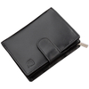 Black Leather RFID Wallet for 5-10 Cards with Zipped Coin Pocket and Zipped Note Section