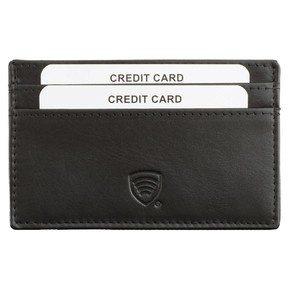 RFID Card Holder - 2 Card Slots - Note Section – ID Window - SLIM