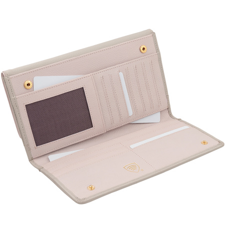 Large Continental RFID Wallet with Mobile Section