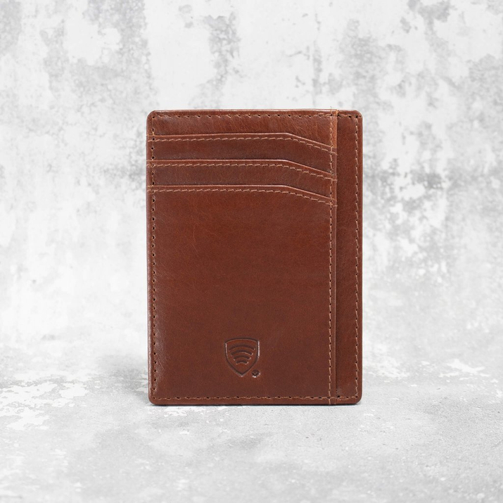 RFID Card Holder - 4 Card Slots - Note Section – ID Window - SLIM