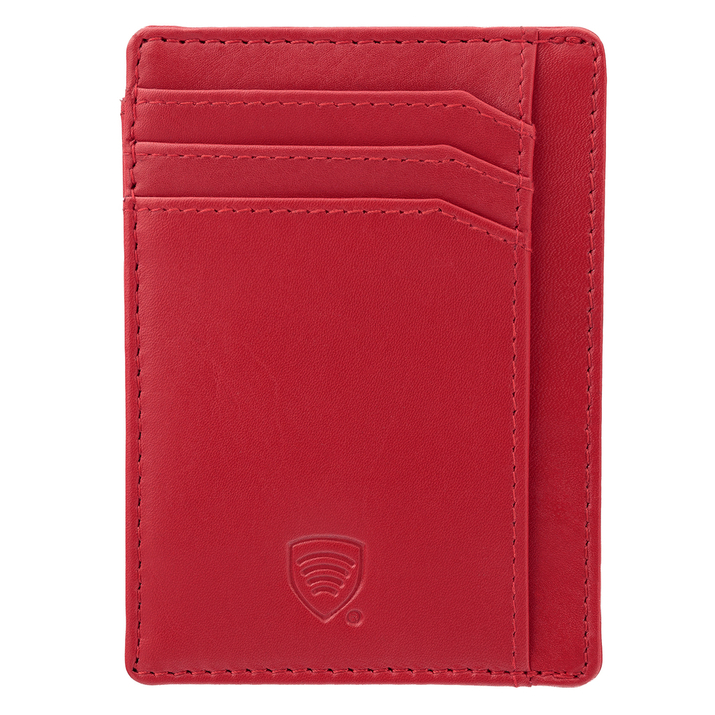 RFID Card Holder - 4 Card Slots - Note Section - ID Window - SLIM