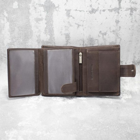 Personalised Leather RFID Wallet - Blind Embossed - Silver/Gold Engraved 