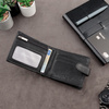 4 Card RFID Mens Wallet with Zipped Note Section 