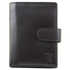 RFID blocking wallet - vertical (shiny black)
